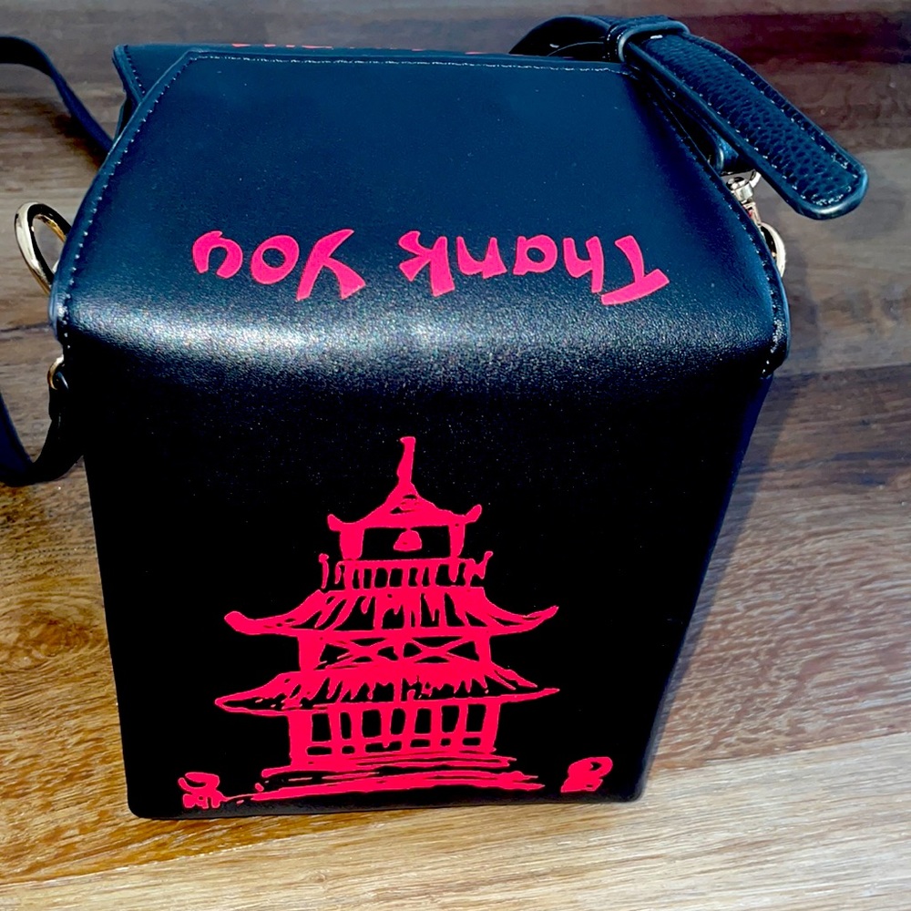 Chinese Take Out food box bag purse